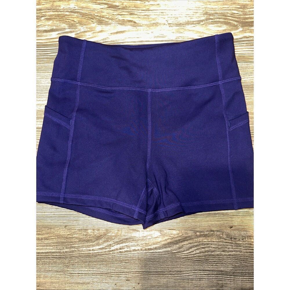 Z by Zella Women's Purple Pocket Leggings Shorts. Size XS. NWOT. 16
